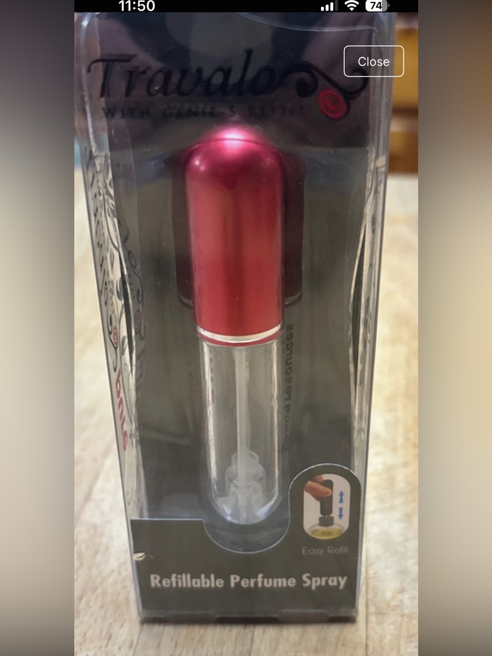 Travalo Classic HD Refillable Perfume Atomizer